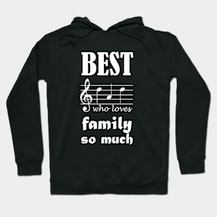 Best Dad Who Loves Family So Much Hoodie